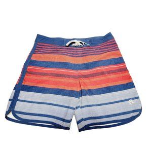 Ocean Current Swim Trunks - Men‎ Size 36 - NWOT - Red White Blue